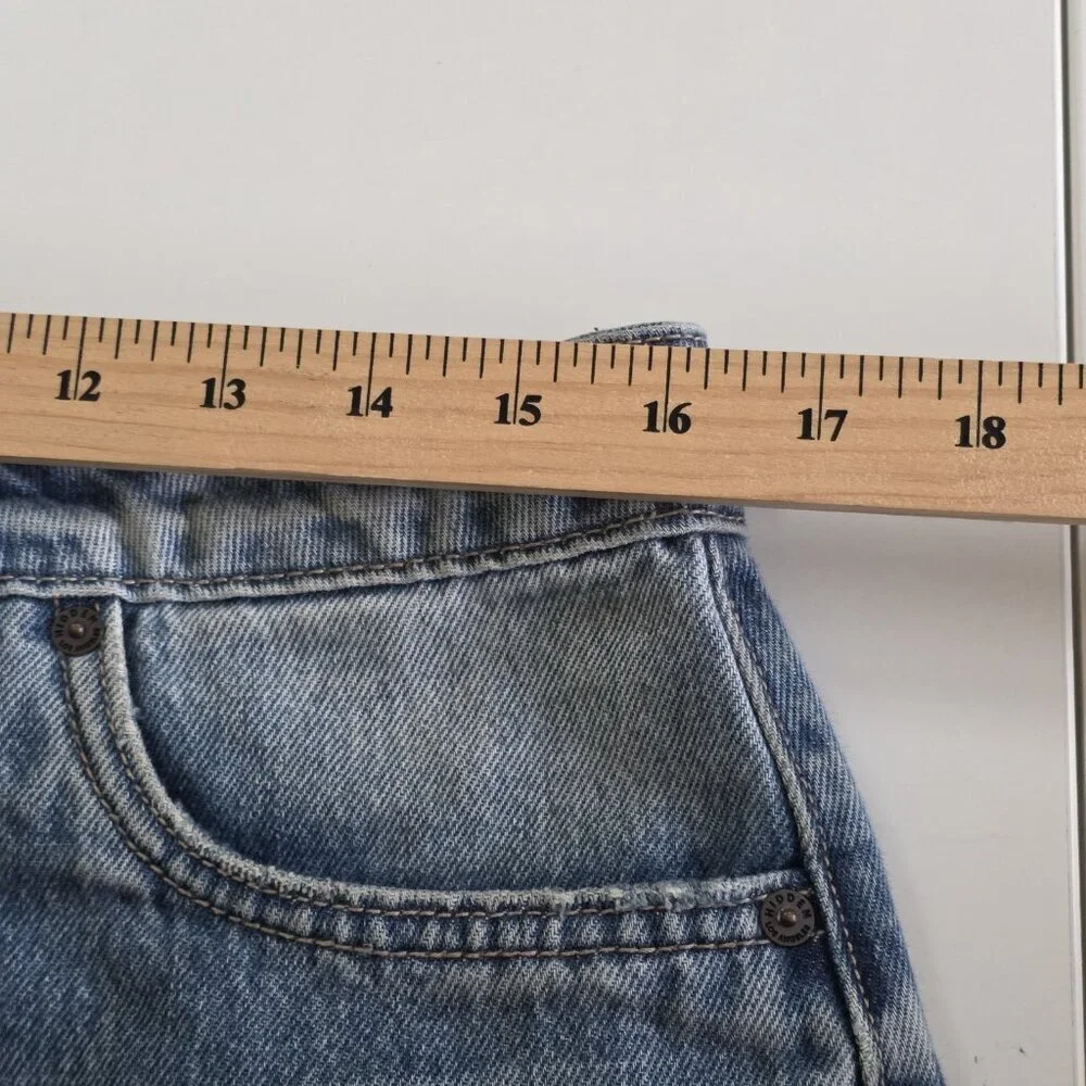 Hidden LA Shorts Women L Blue Distressed Cotton Beach Hippie Raw Hem 4182M-DK - Picture 5 of 16